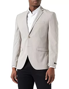 JACK & JONES Męska marynarka w kratkę, White Pepper/Checks: super slim fit, 54 - Marynarki męskie - miniaturka - grafika 1