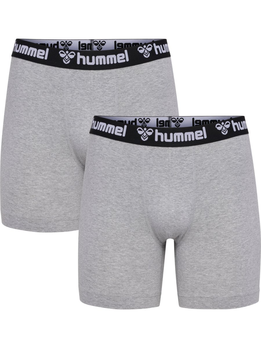 Bokserki męski 2-pak Hummel Boxers szare r. M