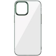 Etui i futerały do telefonów - Baseus Etui Glitter Phone Case do Apple iPhone 12/12 Pro Zielony - miniaturka - grafika 1
