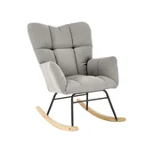 Fotele - Fotel Wypoczynkowy Vasco Popiel Halmar - miniaturka - grafika 1