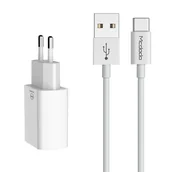 Ładowarki do telefonów - Mcdodo Ładowarka Sieciowa Dual 2,4A Z Kablem Usb-C 1M Ch-6721 - miniaturka - grafika 1