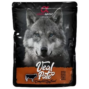 Alpha Spirit VEAL PATE 300g Pasztet z cielęciny/wołowiny SASZETKA dla psa - Mokra karma dla psów - miniaturka - grafika 2