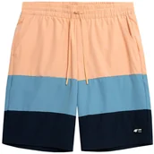 Spodenki męskie - Spodenki kąpielowe męskie 4F M024 łososiowe 4FSS23UBDSM024 64S-M - miniaturka - grafika 1