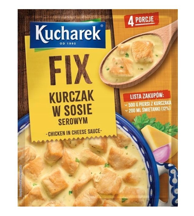Kucharek Fix Kurczak w Sosie Serowym 28g