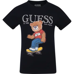 Guess T-shirt Regular Fit - Koszulki dla chłopców - miniaturka - grafika 1