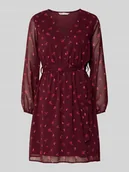 Sukienki - Sukienka casualowa taliowana z bufiastymi rękawami model ‘CERA’ - miniaturka - grafika 1