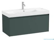 Szafki łazienkowe - Roca Ona Unik zestaw szafka z umywalką 100x46x50 ZIELONY MAT A851686513 - miniaturka - grafika 1