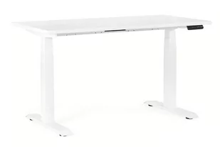Biurko Fighter Single Desk - Stelaż i Blat - 160x70 cm - YZ-02 Biały - Biurka - miniaturka - grafika 1