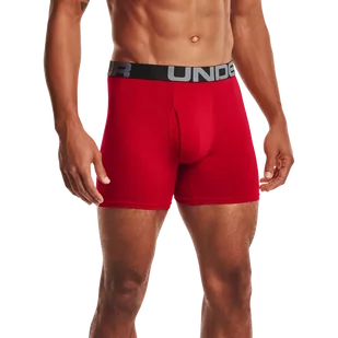 Bokserki męskie Under Armour Charged Cotton 6in 3 Pack - Bielizna sportowa męska - miniaturka - grafika 1