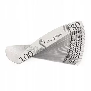 Aba Group Pilnik do Paznokci Półksiężyc 180/240 Zestaw 25szt. - Akcesoria do paznokci - miniaturka - grafika 1