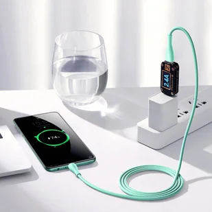 Joyroom kabel USB - micro USB 2,4 A 1 m zielony (S-1030M8) - Kable USB - miniaturka - grafika 4