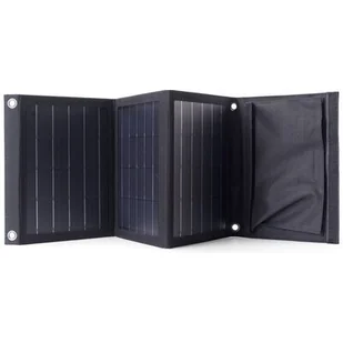 Choetech Choetech rozkładana podróżna ładowarka solarna słoneczna fotowoltaiczna 22W 2x USB 5V / 2,4A / 2,1A panel słoneczny (82 x 24 cm) czarny (SC005) SC005 - Ładowarki do telefonów - miniaturka - grafika 1