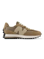 Trampki damskie - New Balance Skórzane sneakersy "327" w kolorze jasnobrązowym - miniaturka - grafika 1