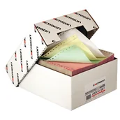 Papier do drukarek - Emerson Papier komputerowy 240312C0N1 240mm x 12 1+2 (kopie kolorowe) 600 składek, nadruk: O/K - miniaturka - grafika 1