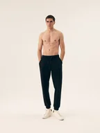 Dresy męskie - Spodnie dresowe męskie joggery Henderson czarny XL - miniaturka - grafika 1