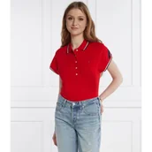 Koszulki i topy damskie - Tommy Hilfiger Polo | Regular Fit - miniaturka - grafika 1