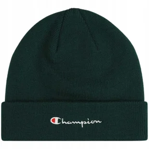 Czapka Champion Beanie Cap zielona 806064 GS502 - Czapki damskie - miniaturka - grafika 1