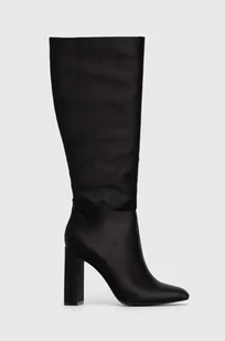 Steve Madden kozaki Ambrose damskie kolor czarny na słupku SM11002642 - Kozaki damskie - miniaturka - grafika 1