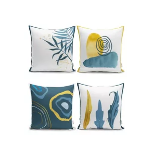 Poszewki na poduszki zestaw 4 szt. 43x43 cm – Mila Home - Poszewki na poduszki - miniaturka - grafika 1