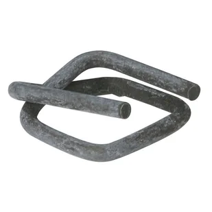 B2B Partner Zapinki druciane do taśm PES/PP, fosforowe, 19 mm, 1000 szt. 588.4019.0 - Akcesoria do pakowania - miniaturka - grafika 1