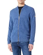 Kurtki męskie - camel active Męska kurtka z dzianiny 409525/8K03, indygo, 6XL - miniaturka - grafika 1