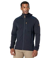 Bluzy męskie - FJÄLLRÄVEN Fjallraven Męska bluza z kapturem z polaru z kapturem, niebieska, M 81878 - miniaturka - grafika 1