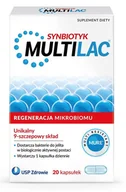 Układ pokarmowy - USP Zdrowie SP. Z O.O Multilac Synbiotyk probiotyk + prebiotyk 20 kapsułek 8528502 - miniaturka - grafika 1