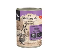 Mokra karma dla psów - Wiejska Zagroda Leśne smaki Sarna z przepiórką 400g - miniaturka - grafika 1