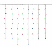 Oświetlenie świąteczne - Kurtyna świetlna lampki choinkowe kolorowe 300 Diod LED 3x2m - miniaturka - grafika 1