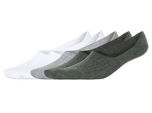 LIVERGY® Skarpety stopki męskie, 5 par (ciemnozielony/szary/biały, 39-42) - Skarpetki męskie LIVERGY® Skarpety stopki męskie, 5 par (ciemnozielony/szary/biały, 39-42) - Skarpetki męskie - miniaturka - grafika 1
