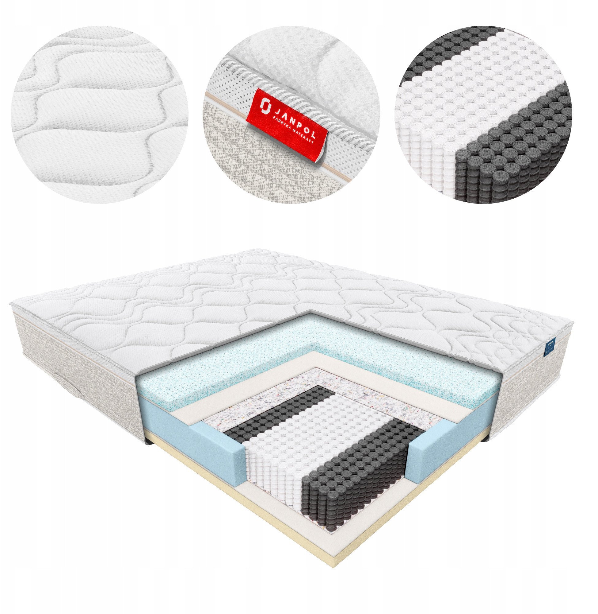 Materac Nolli Adaptive Beige 90x200