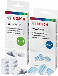 Zestaw Bosch Tabletki odkamieniające TCZ8002A+Tabletki czyszczące TCZ8001A - Akcesoria i części do ekspresów do kawy - miniaturka - grafika 1
