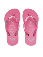 Buty dla dziewczynek - Roxy Japonki ARGL100263 RPC Różowy - miniaturka - grafika 1