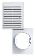 Kratki wentylacyjne - Un Kratka Z Wyjściem Rurowym Biała 175*215Mm Fi100Mm KRA 043 BI 5903206010437 - miniaturka - grafika 1