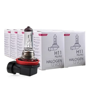 M-Tech Żarówka H11 12V 55W PGJ19-2 - 10 sztuk - Żarówki samochodowe - miniaturka - grafika 1