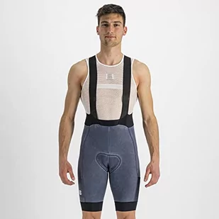 SPORTFUL Indigo Superg Bibs Spodenki Męskie, Niebieski Denim, 3XL - Spodenki męskie - miniaturka - grafika 1