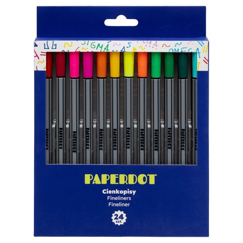 Paperdot, Zestaw Cienkopisów, 24 Sztuki