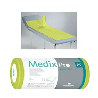 Kosmetyczne akcesoria jednorazowe - Podkład higieniczny na rolce 50cm x 160cm limonkowy podfoliowany 54g MedixPro 12szt - miniaturka - grafika 1