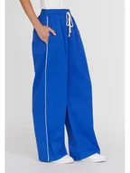 Spodnie damskie - SisterS point Spodnie w kolorze niebieskim - miniaturka - grafika 1