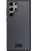 Etui i futerały do telefonów - Black Rock - Carbonhülle Protective Case Real Carbon etui pasujące do Samsung Galaxy S22 Ultra 5G I etui na telefon komórkowy, Fiber Cover (czarny) - miniaturka - grafika 1