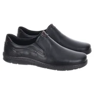 Półbuty męskie - Półbuty męskie Fabio PAL-0252 CRIG czarny 42 - miniaturka - grafika 1