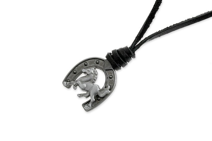 Wisiorek Damski Z Podkową Talizman Amulet