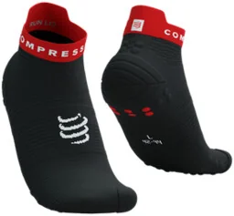 COMPRESSPORT Skarpety ProRacing Socks V4 RUN LOW Black - Skarpetki i podkolanówki sportowe - miniaturka - grafika 1