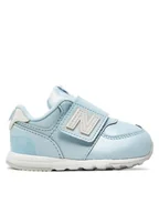 Buty dla dziewczynek - New Balance Sneakersy NW574FL Niebieski - miniaturka - grafika 1