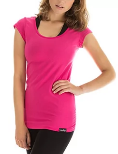 Koszulki i topy damskie - WINSHAPE Winshape Damska koszulka z krótkim rękawem WTR4 Fitness czas wolny joga pilates różowy różowy M WTR4-PINK-M_Pink_M - grafika 1