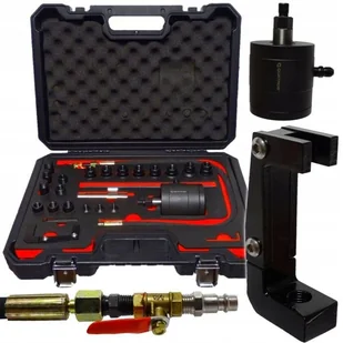 Pneumatyczny wyciągacz wtryskiwaczy +adaptery, BOSCH DELPHI DENSO SIEMENS - Narzędzia samochodowe - miniaturka - grafika 1