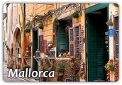 Magnesy - MAJORKA - Hiszpania - Uliczki - Magnes na lodówkę - miniaturka - grafika 1