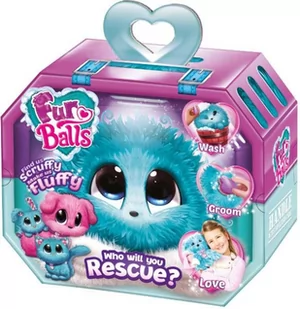 Tm Toys FUR BALLS TAJEMNICZE ZWIERZĄTKO NIESPODZIANKA TURKUSOWE FUR635A - Zabawki interaktywne dla dzieci - miniaturka - grafika 2