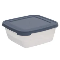 Pojemniki kuchenne - Pojemnik kwadratowy Polar Duo 0,9 l niebieski - miniaturka - grafika 1