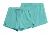 Spodenki damskie - 4F SPODENKI DZIEWCZĘCE SZORTY KĄPIELOWE DZIECIĘCE - miniaturka - grafika 1